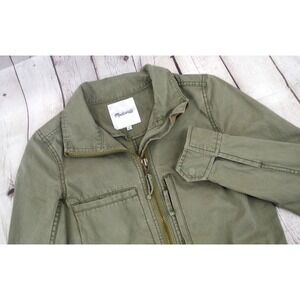 MADEWELL Women's Fleet‎ Jacket Military / Utility Style SIZE XS Green